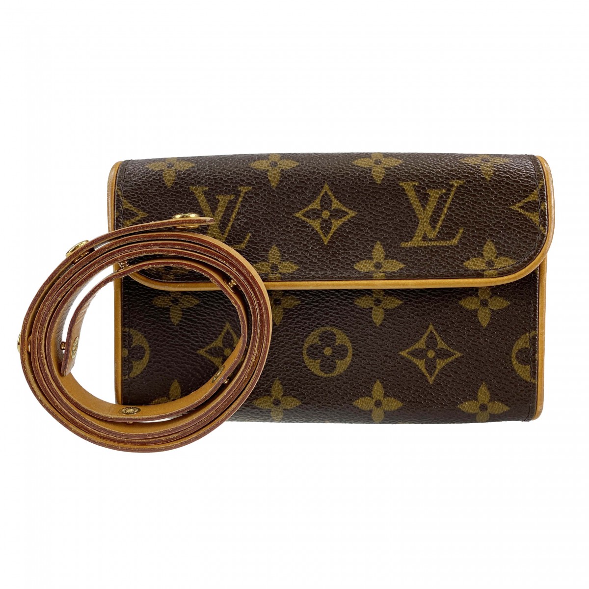 ルイ・ヴィトン モノグラム ポシェット フロランティーヌ ブラウン ウエストバッグ