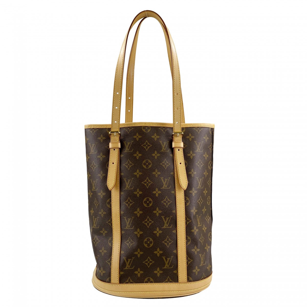 ルイ・ヴィトン モノグラム バケットGM ブラウン ショルダーバッグ