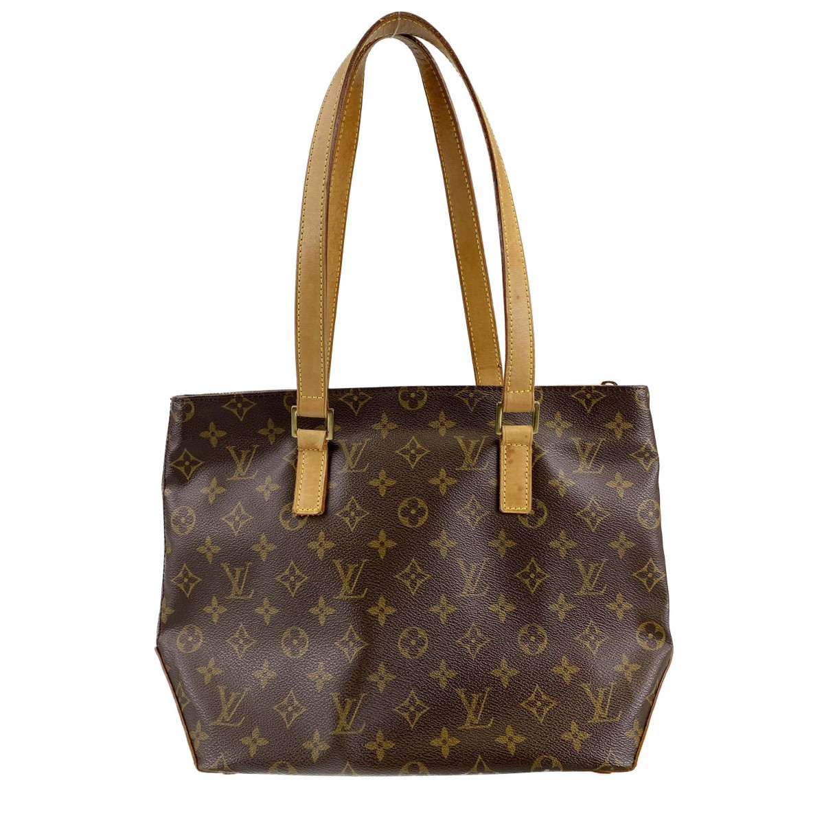 ルイ・ヴィトン モノグラム カバ ピアノ ブラウン トートバッグ