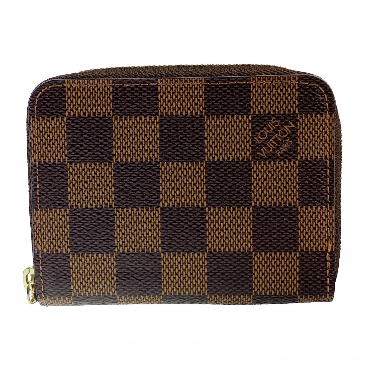 ルイ・ヴィトン ダミエ エベヌ ジッピー コインパース ブラウン 財布