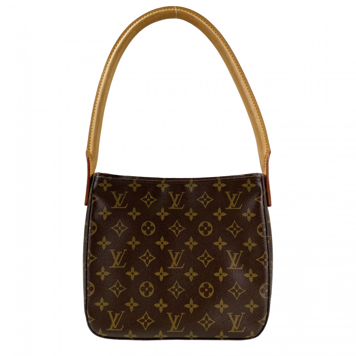 ルイ・ヴィトン モノグラム ルーピングMM ブラウン ショルダーバッグ