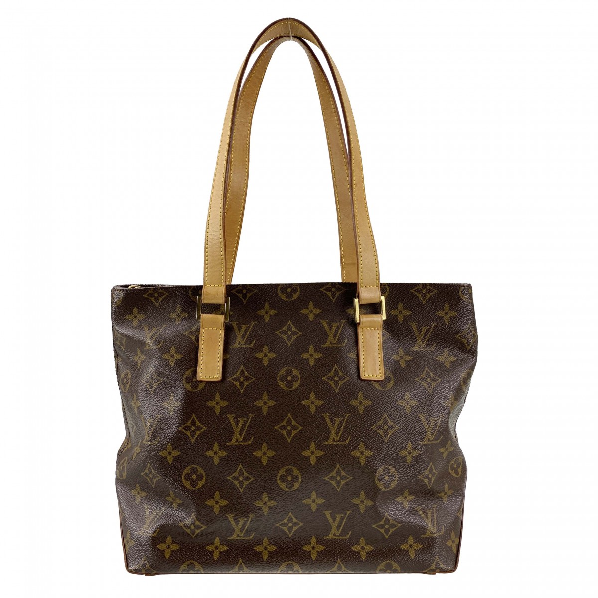 ルイ・ヴィトン モノグラム カバ ピアノ ブラウン トートバッグ