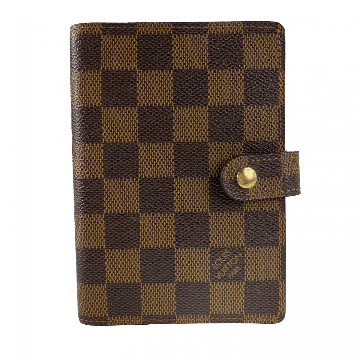 ルイ・ヴィトン ダミエ エベヌ アジェンダPM ブラウン 手帳カバー