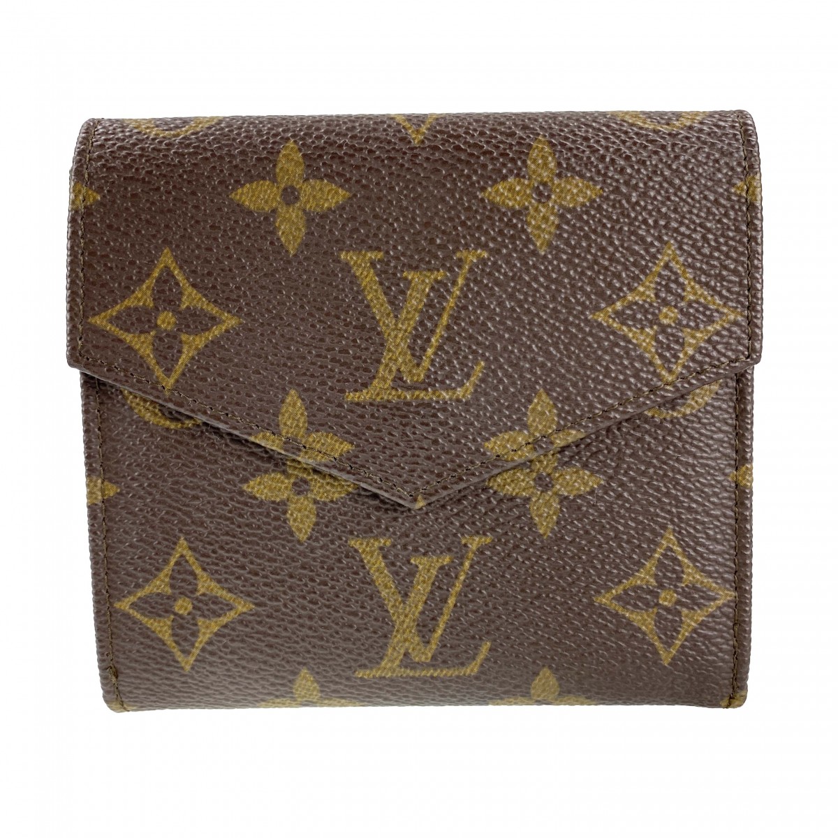 ルイ・ヴィトン モノグラム ポルトモネ ビエ ブラウン 財布