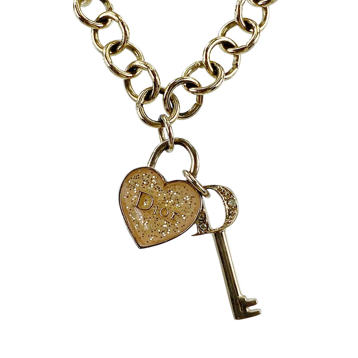 ディオール ハートキー ネックレス