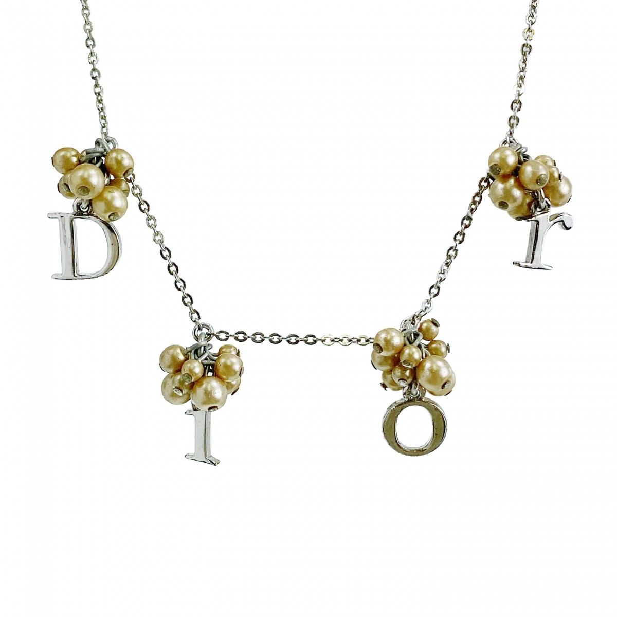 ディオール ロゴチャーム ネックレス