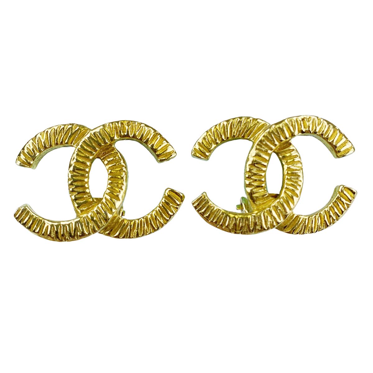 シャネル ゴールドメッキ CCロゴ ゴールド イヤリング