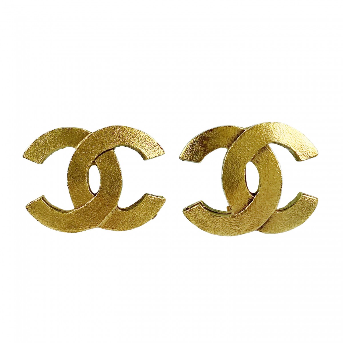 シャネル ゴールドメッキ CCロゴ ゴールド イヤリング