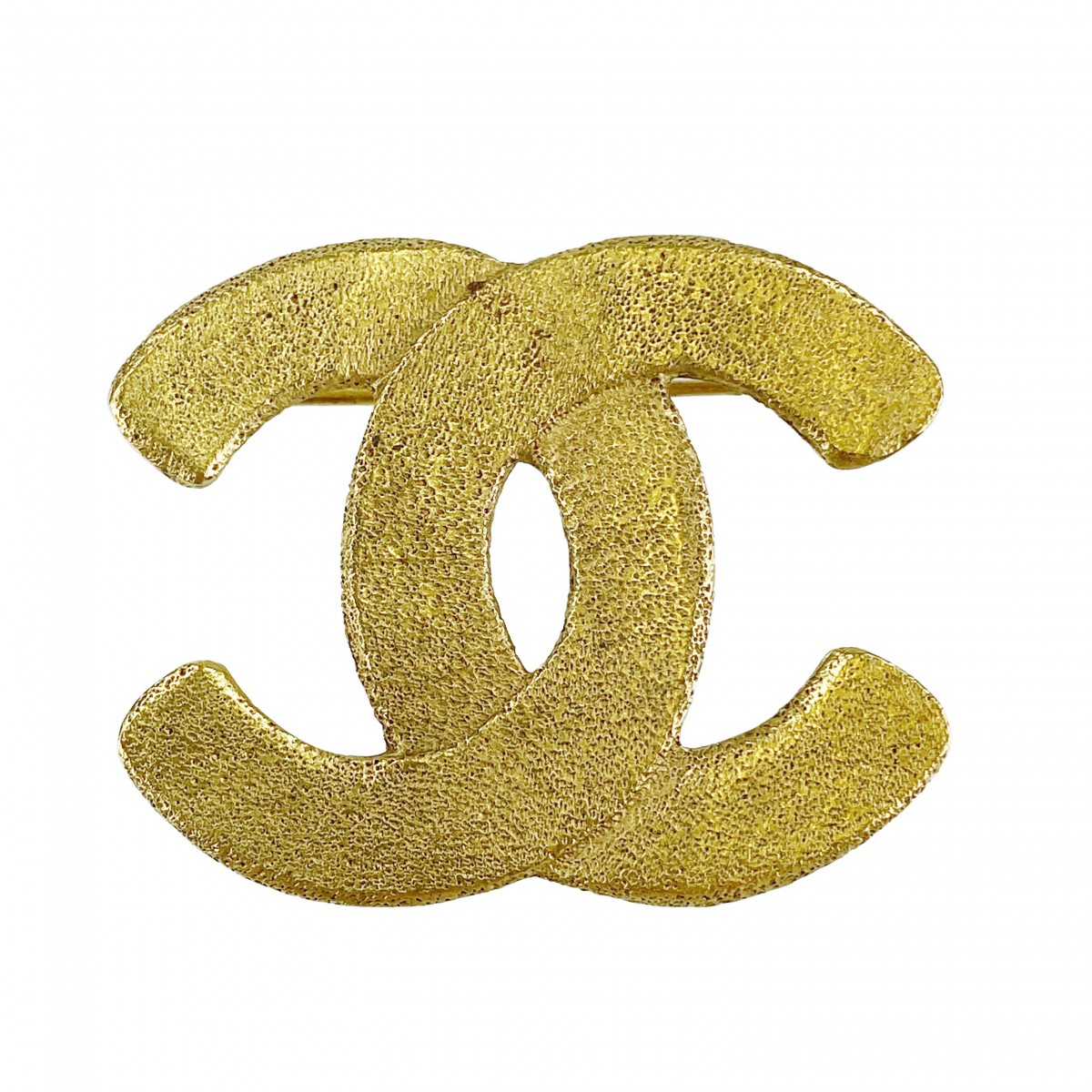 シャネル ゴールドメッキ CCロゴ ゴールド ブローチ