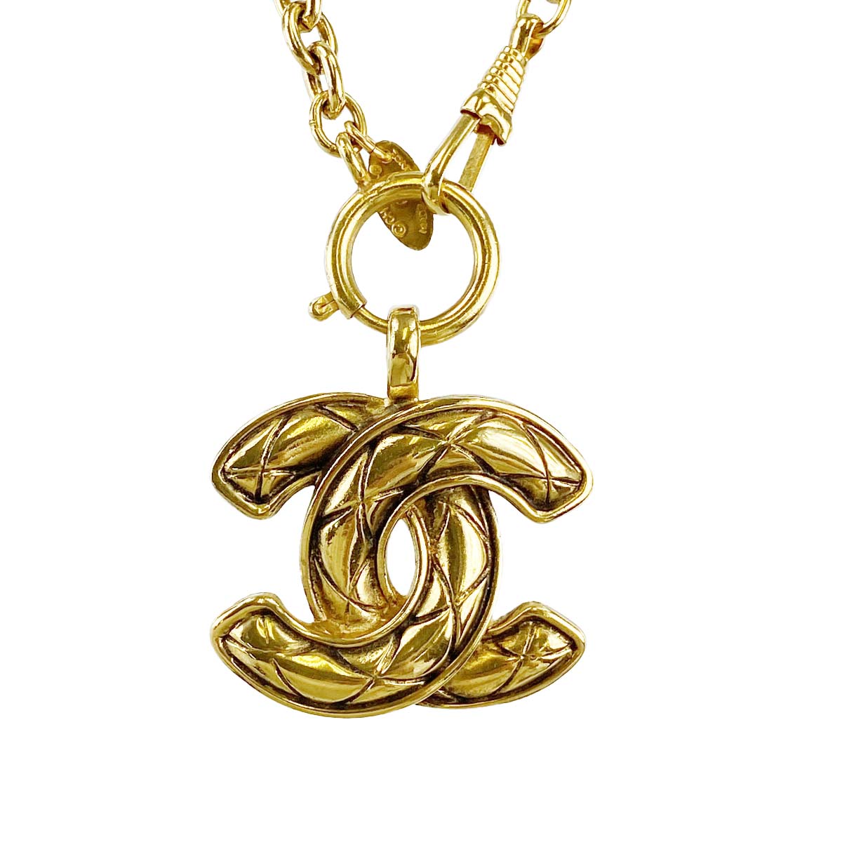 シャネル ゴールドメッキ CCロゴ ゴールド ネックレス