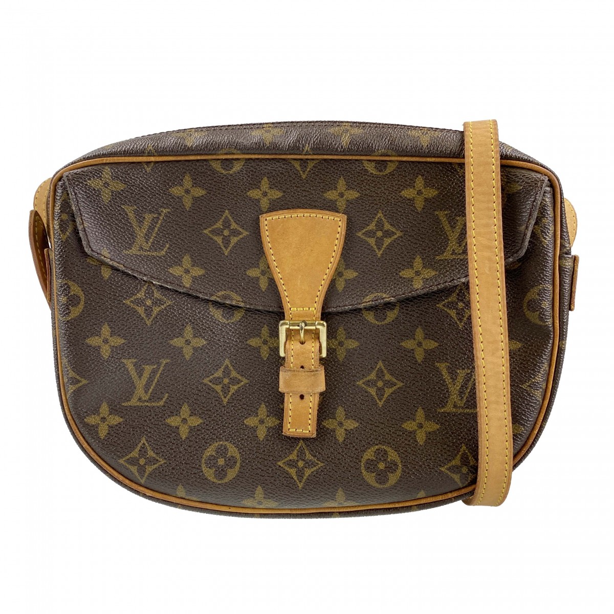 ルイ・ヴィトン モノグラム ジュヌフィーユ ブラウン ショルダーバッグ