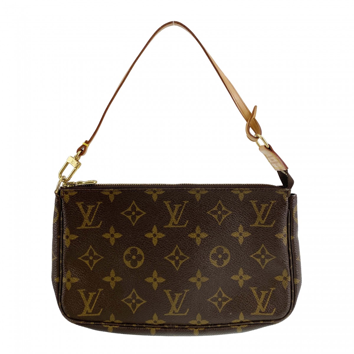 ルイ・ヴィトン モノグラム ポシェット アクセソワール ブラウン ポーチ