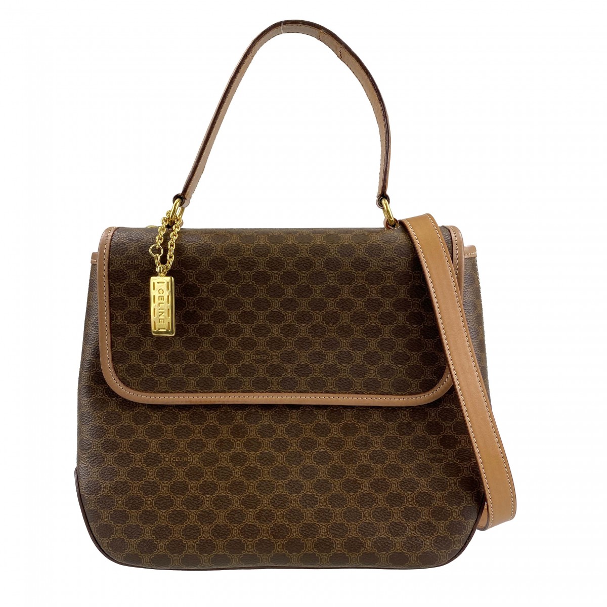 セリーヌ マカダム 2WAY ハンドバッグ