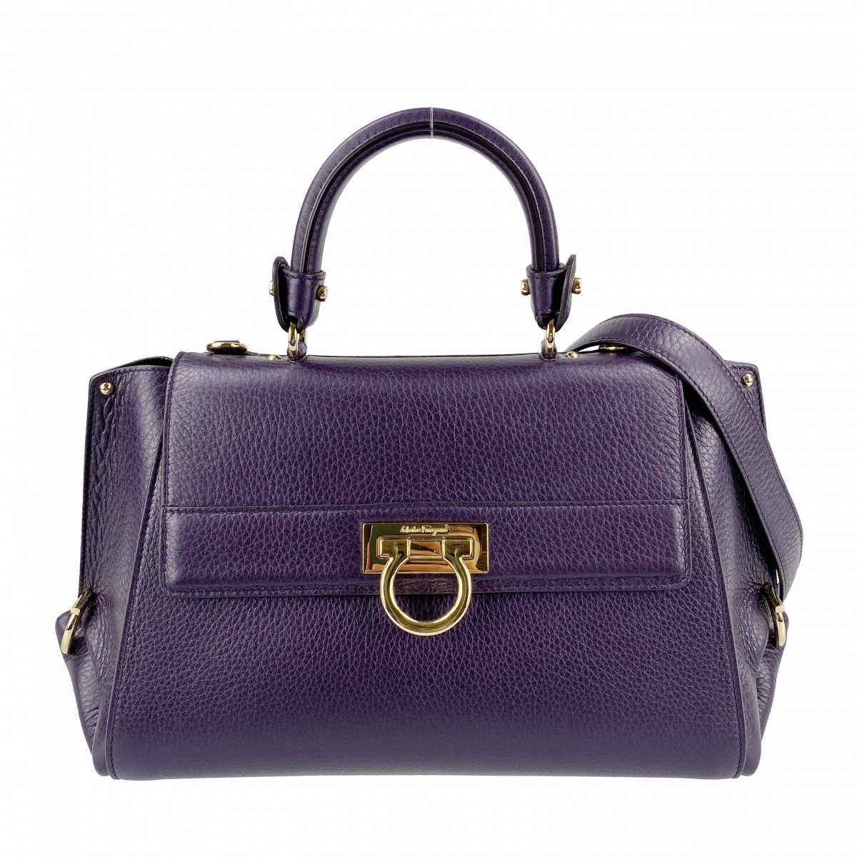 フェラガモ ガンチーニ 2WAY ハンドバッグ