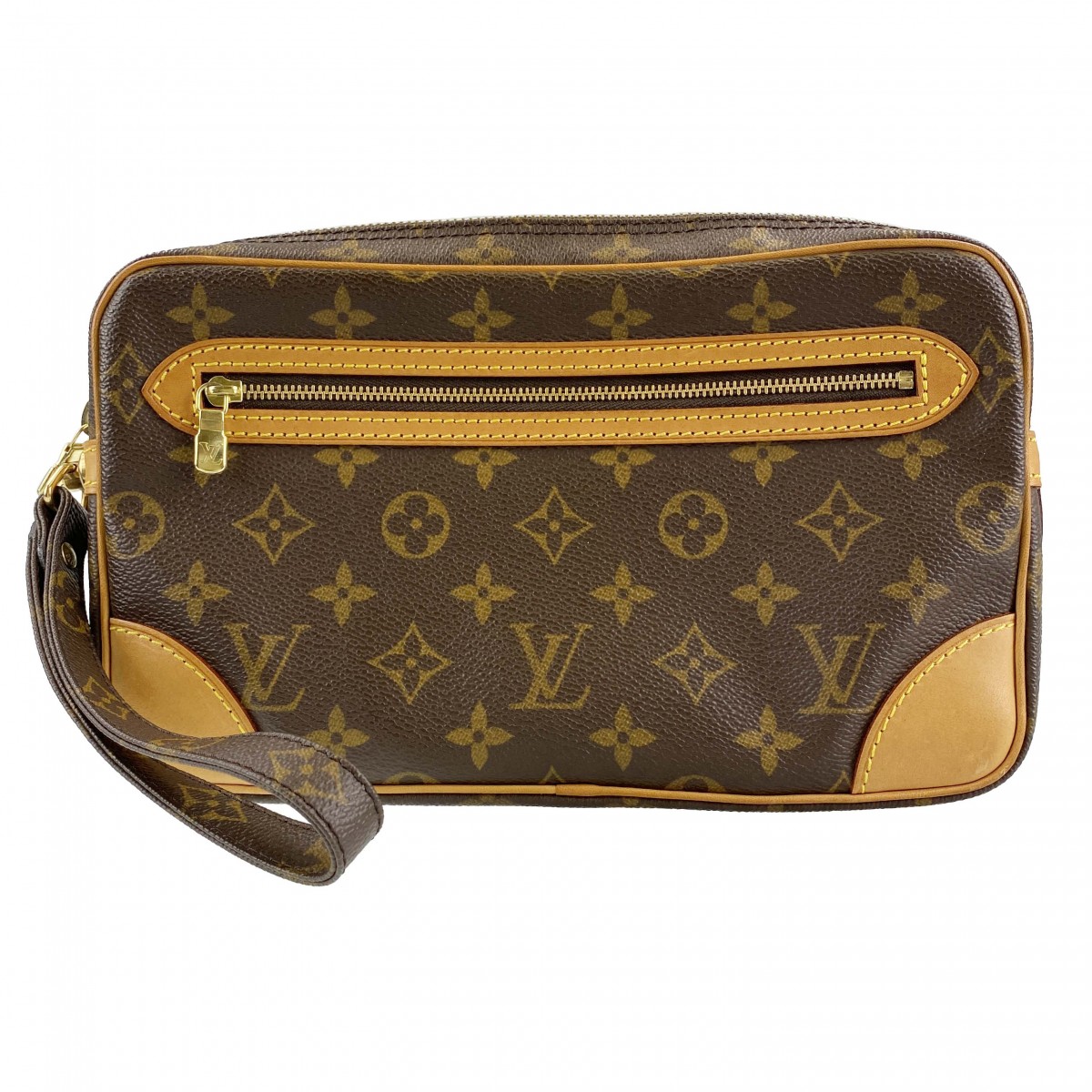 ルイ・ヴィトン モノグラム マルリー ドラゴンヌGM ブラウン セカンドバッグ