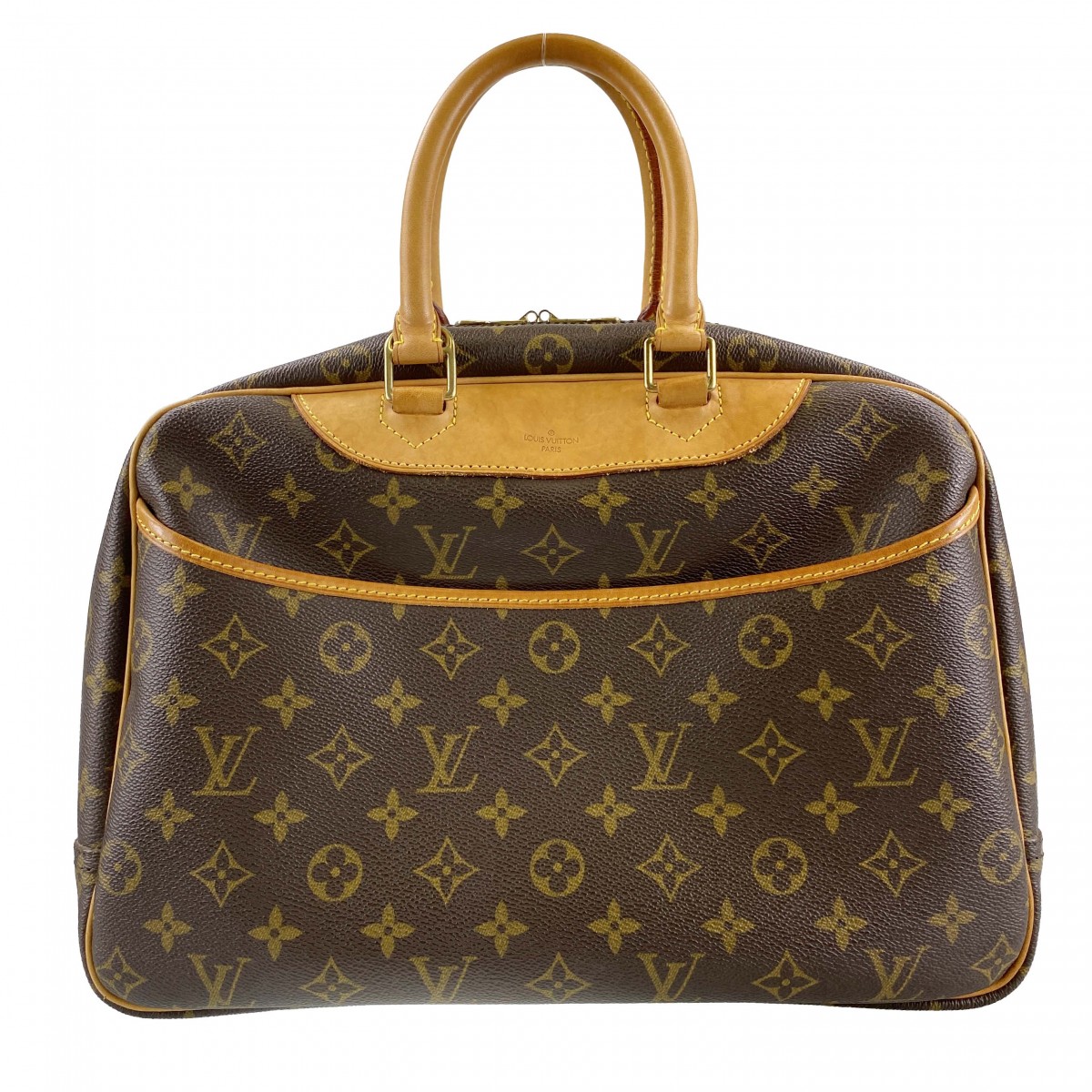 ルイ・ヴィトン モノグラム ドーヴィル ブラウン ハンドバッグ