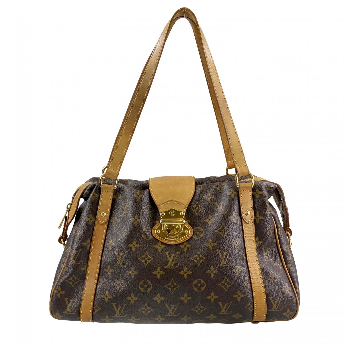 ルイ・ヴィトン モノグラム ストレーザPM ブラウン ショルダーバッグ