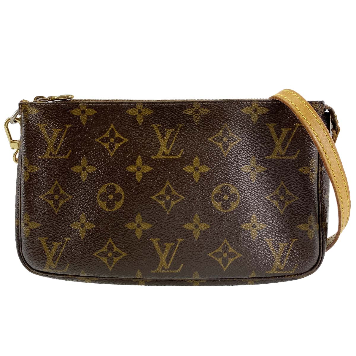 ルイ・ヴィトン モノグラム ポシェット アクセソワール ブラウン ポーチ