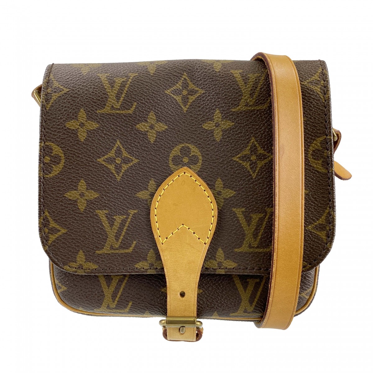 ルイ・ヴィトン モノグラム カルトシエールPM ブラウン ショルダーバッグ