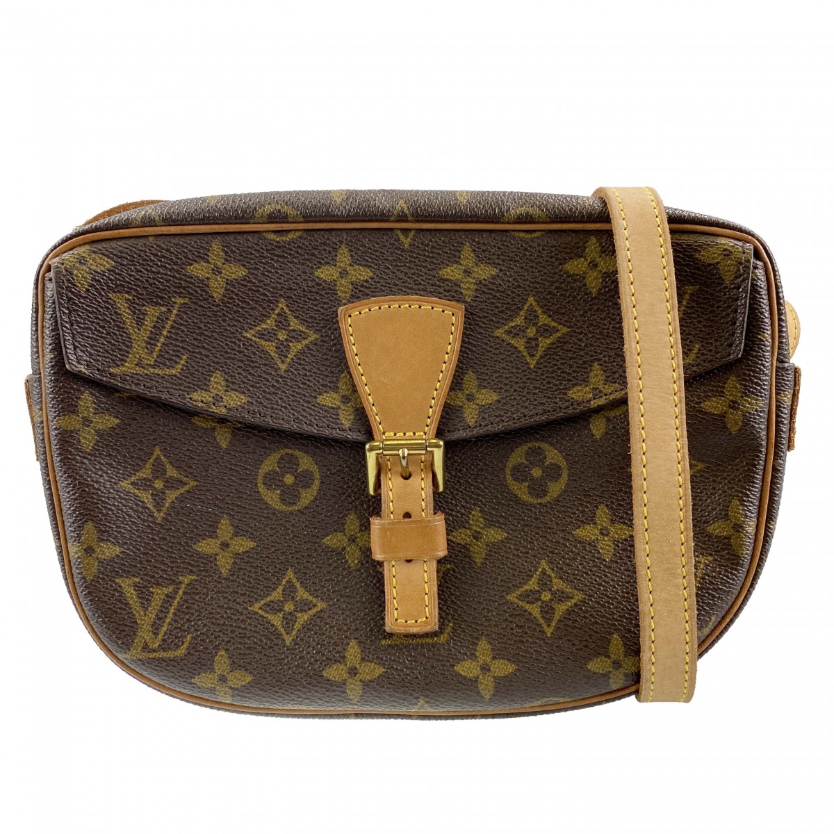 ルイ・ヴィトン モノグラム ジュヌフィーユ ブラウン ショルダーバッグ