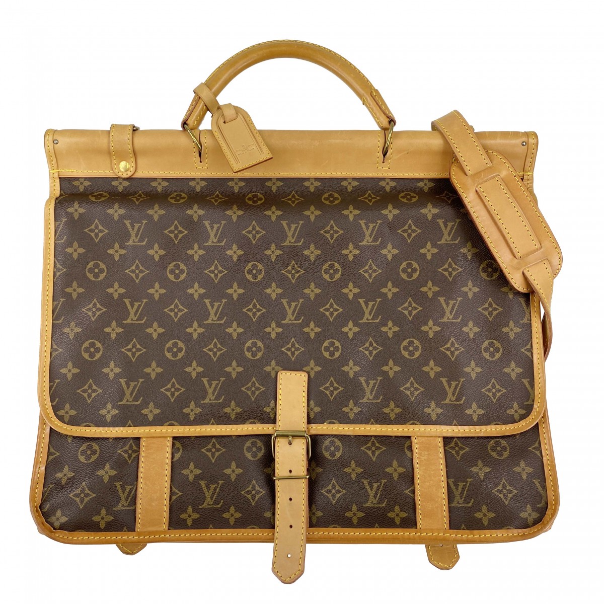 ルイ・ヴィトン モノグラム サック クレベール ブラウン 2WAY ハンドバッグ