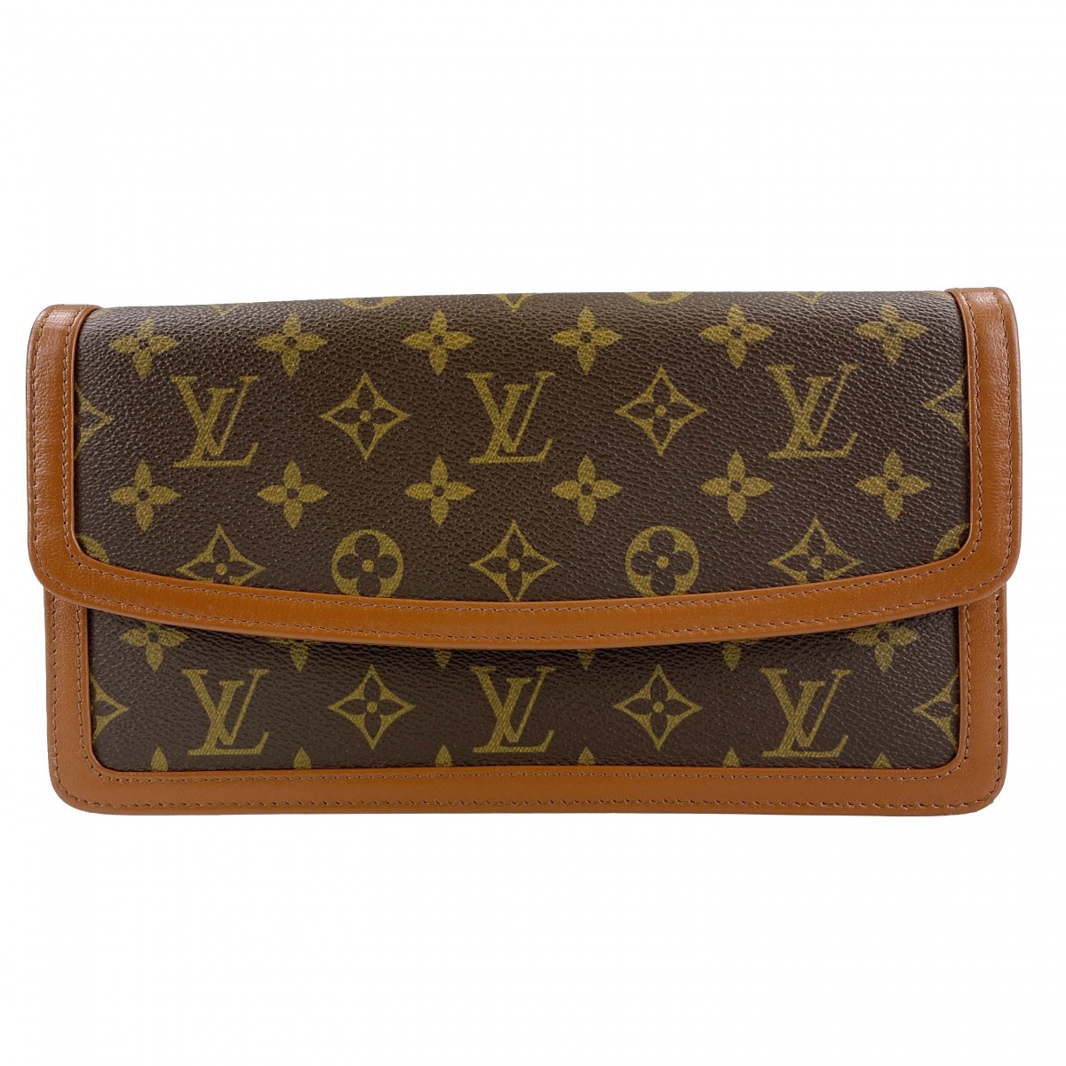 ルイ・ヴィトン モノグラム ポシェット ダムPM  ブラウン セカンドバッグ