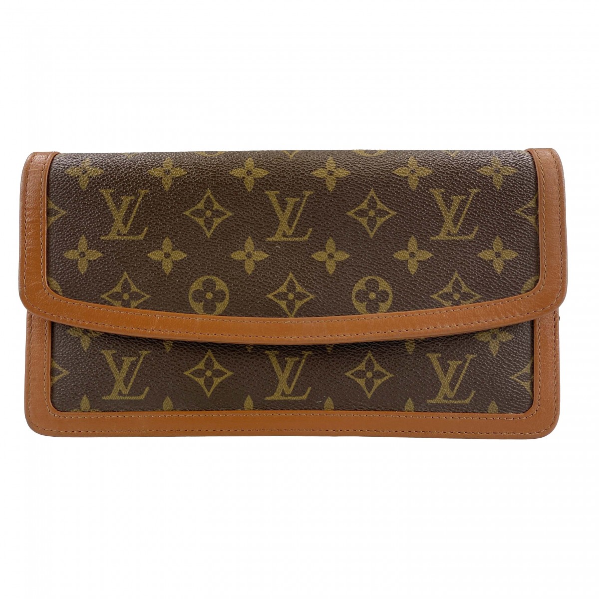 ルイ・ヴィトン モノグラム ポシェット ダムPM ブラウン セカンドバッグ