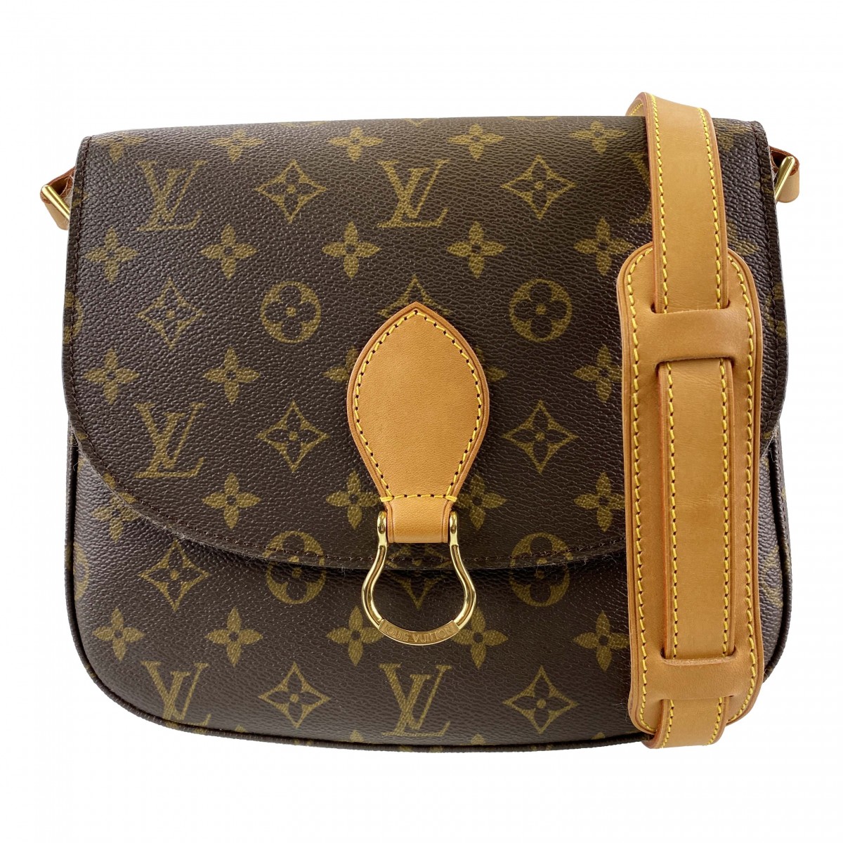 ルイ・ヴィトン モノグラム サンクルーGM ブラウン ショルダーバッグ