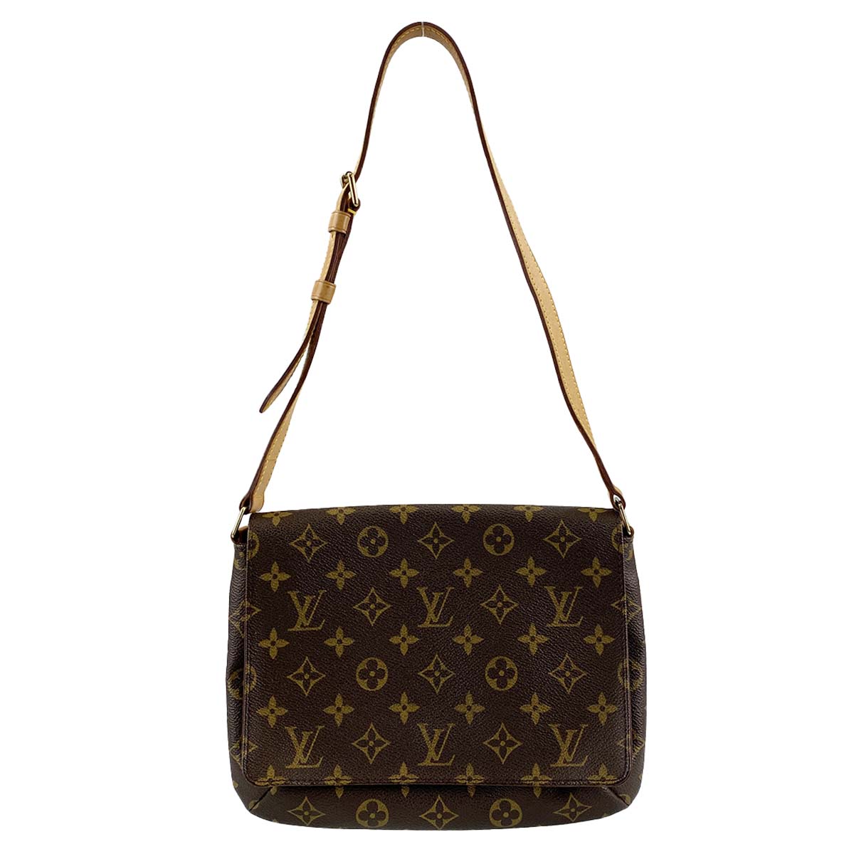 ルイ・ヴィトン モノグラム ミュゼット タンゴ ブラウン ショート ショルダーバッグ