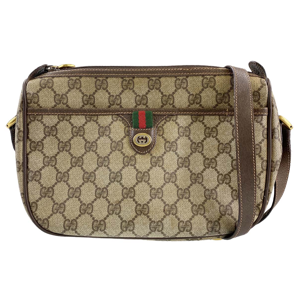 グッチ オールドグッチ シェリーライン ショルダーバッグ