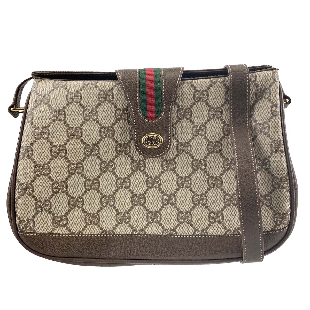 グッチ  オールドグッチ シェリーライン ショルダーバッグ