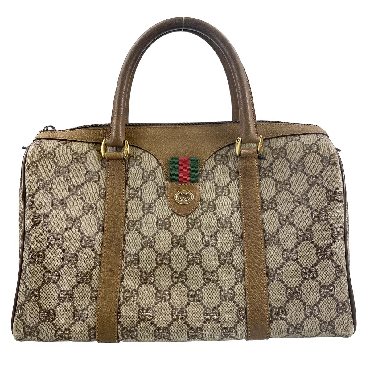 グッチ オールドグッチ シェリーライン ミニ ボストンバッグ