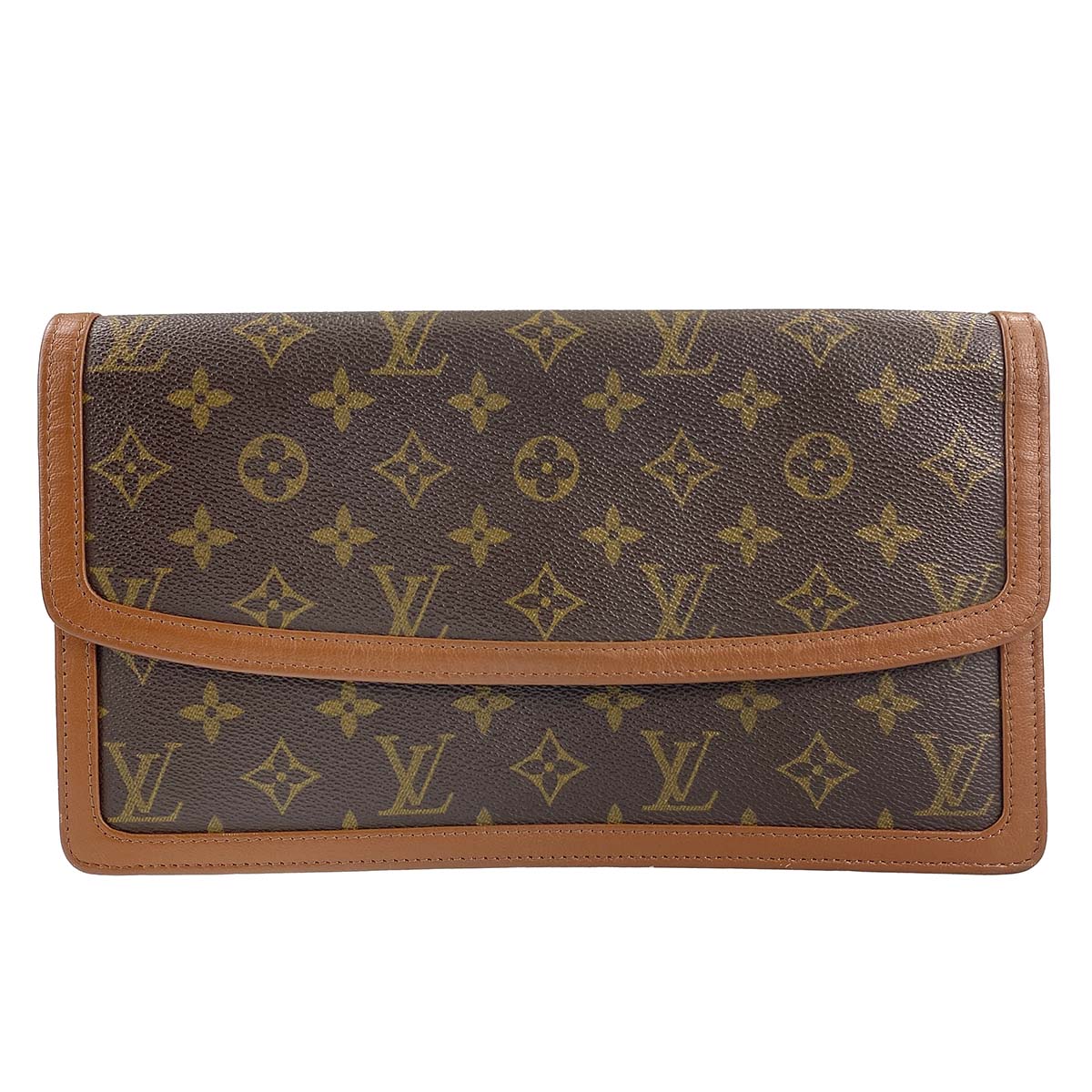 ルイ・ヴィトン モノグラム ポシェットダムGM ブラウン セカンドバッグ