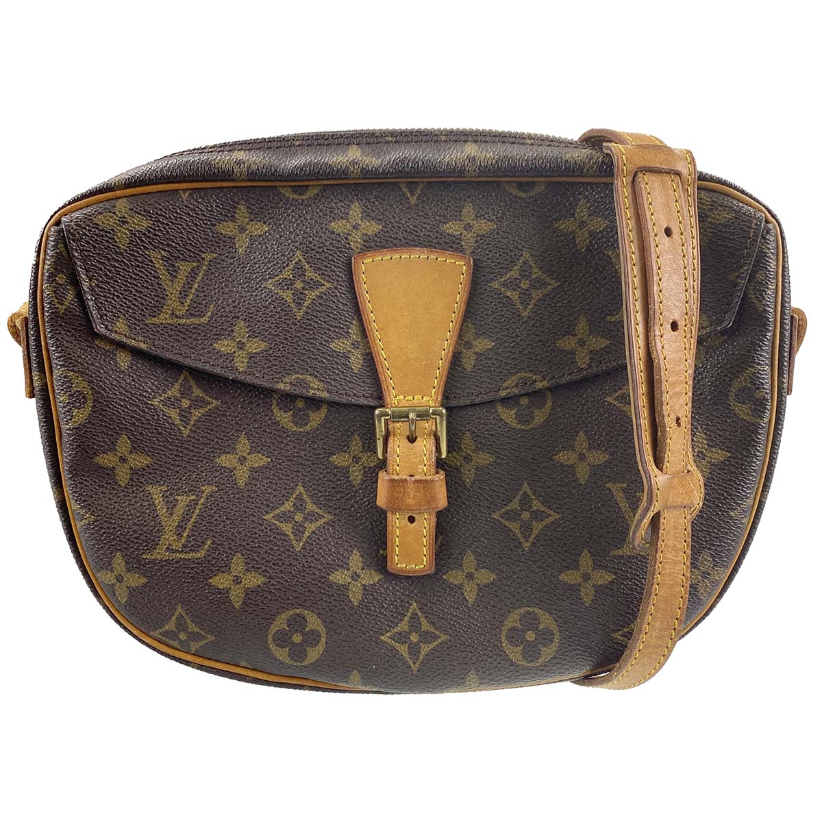 ルイ・ヴィトン モノグラム ジュヌフィーユ ブラウン ショルダーバッグ