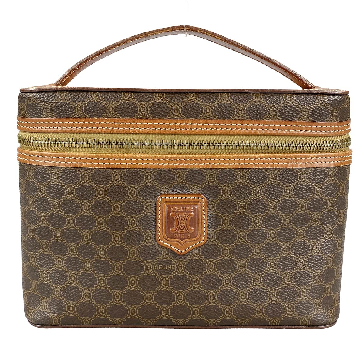 セリーヌ マカダム バニティ ハンドバッグ