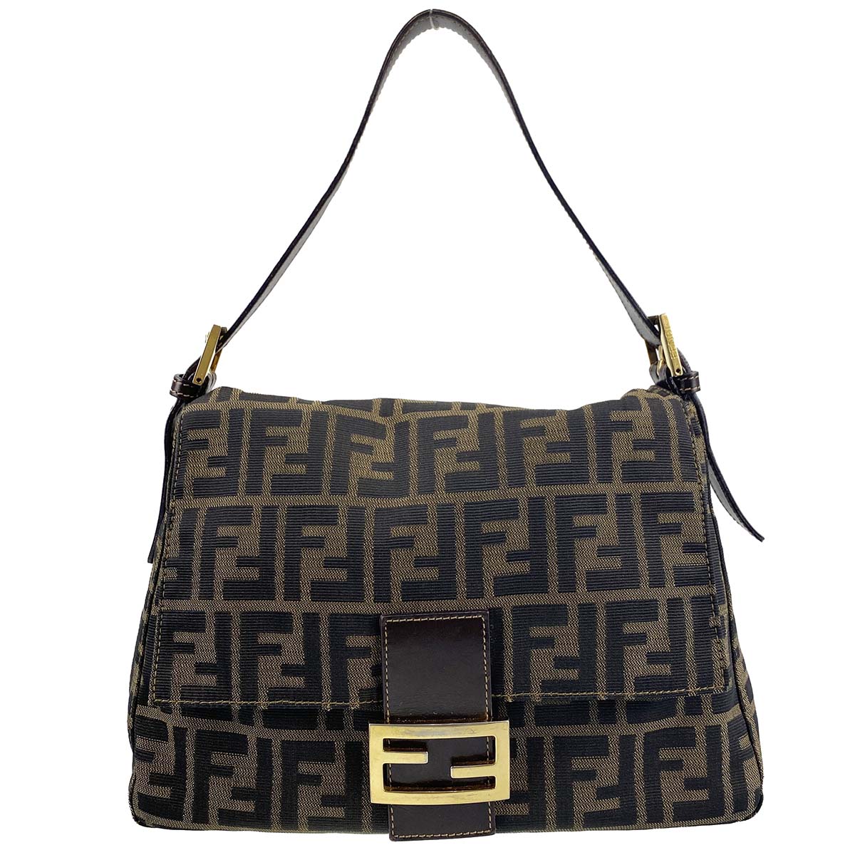 フェンディ ズッカ マンマバゲット ショルダーバッグ