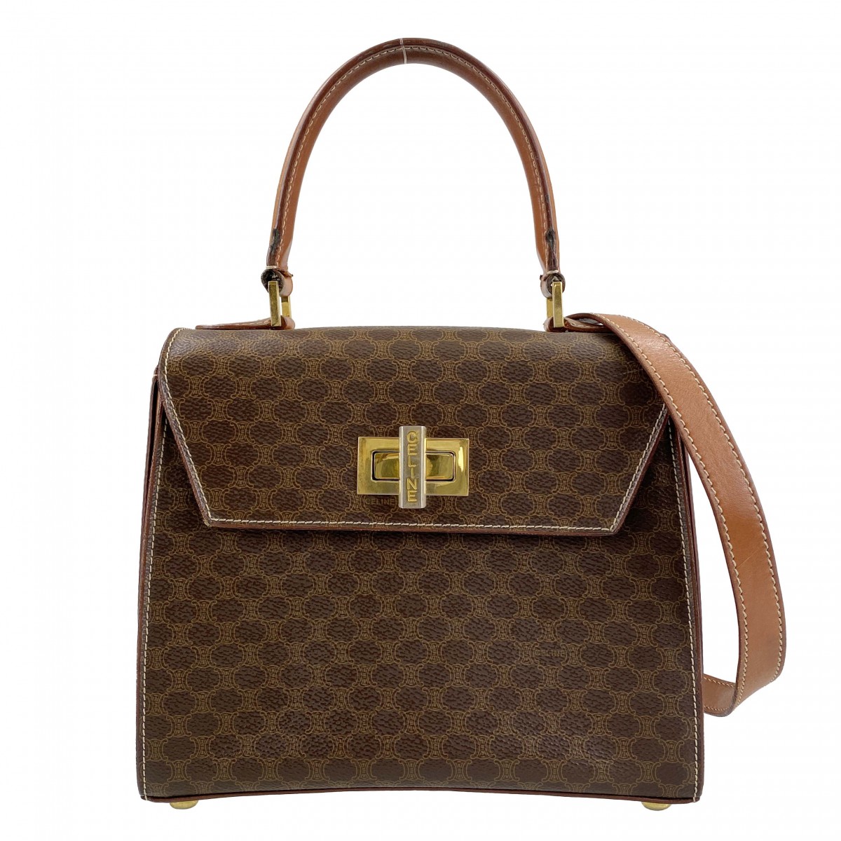 セリーヌ マカダム 2WAY ハンドバッグ