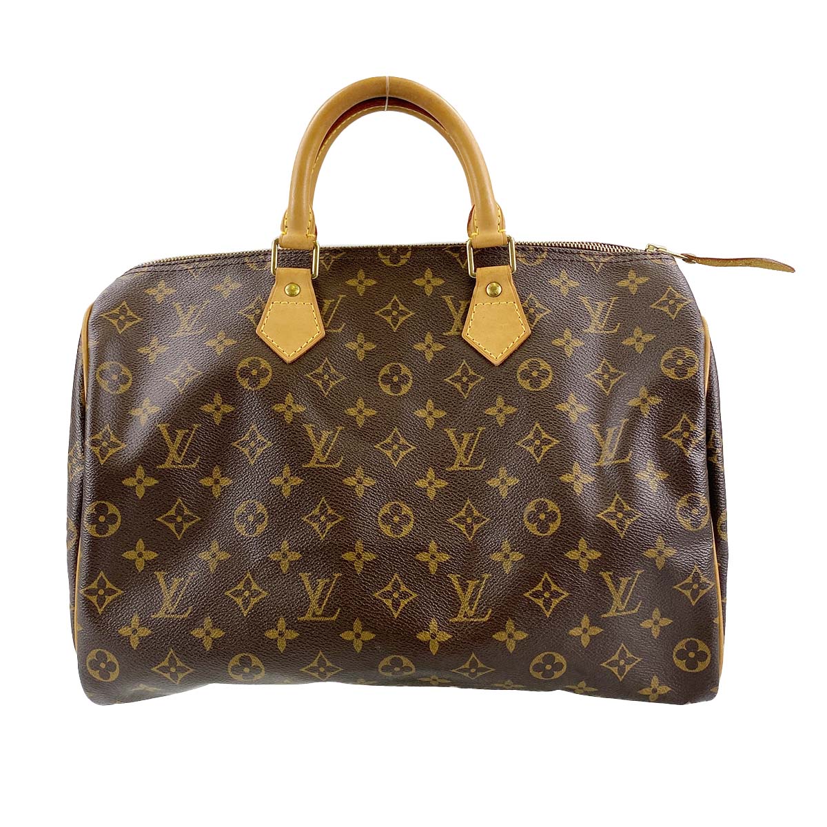 ルイ・ヴィトン モノグラム スピーディ35 ブラウン ハンドバッグ
