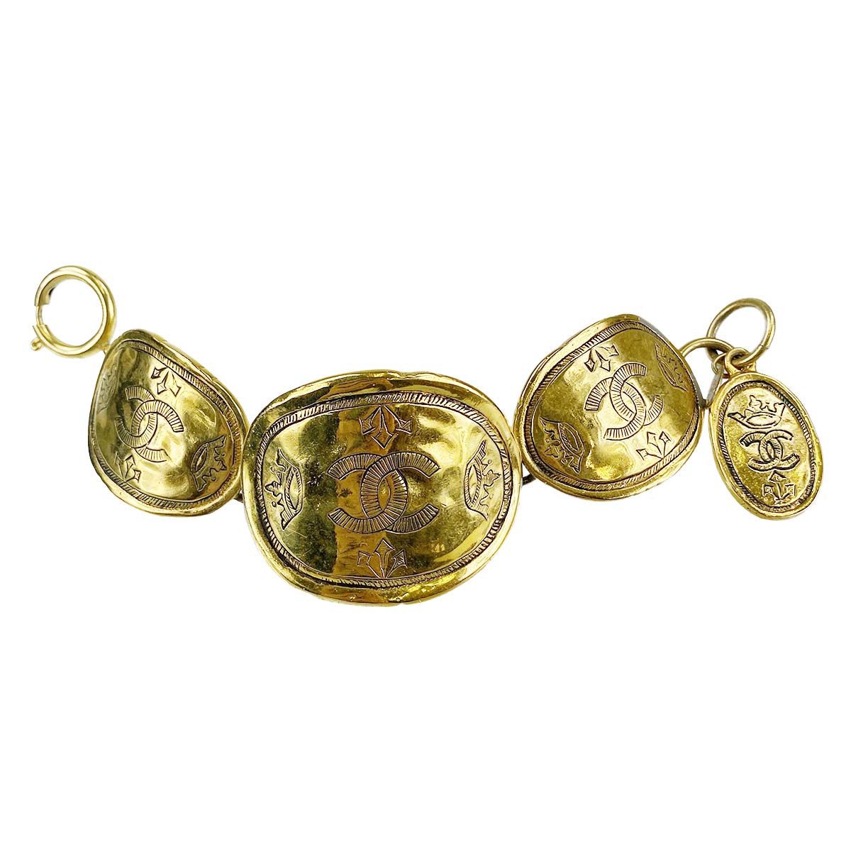 シャネル ゴールドメッキ CCロゴ ゴールド ブレスレット