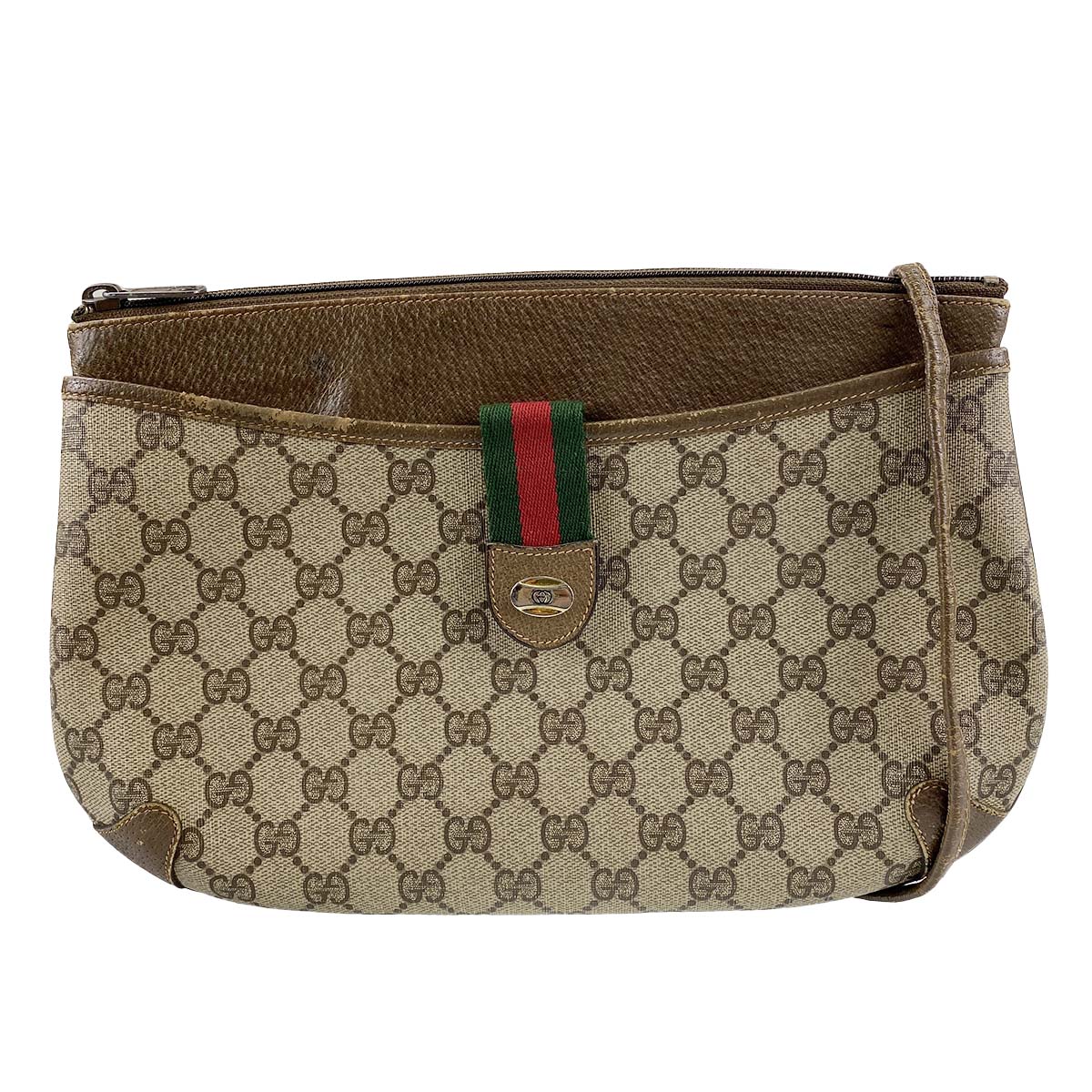 グッチ オールドグッチ シェリーライン ショルダーバッグ