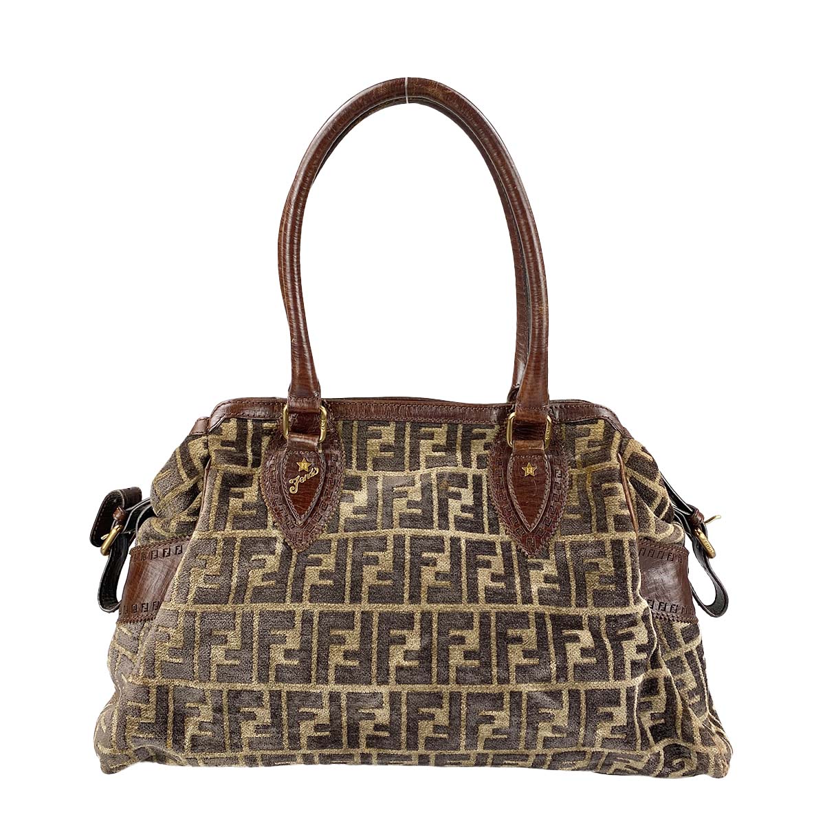 フェンディ ズッカ ハンドバッグ