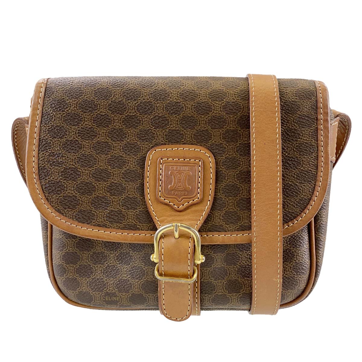 セリーヌ マカダム ショルダーバッグ