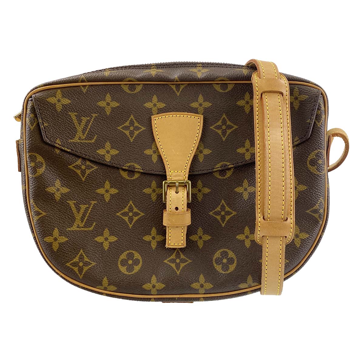 ルイ・ヴィトン モノグラム ジュヌフィーユ ブラウン ショルダーバッグ