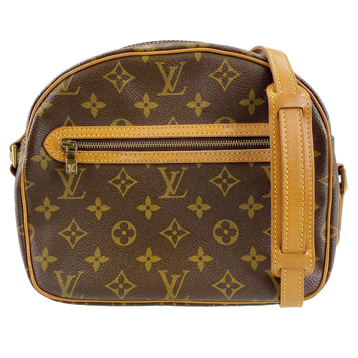 ルイ・ヴィトン モノグラム サンリス ブラウン ショルダーバッグ