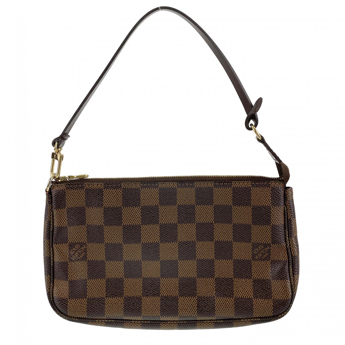 ルイ・ヴィトン ダミエ エベヌ ポシェット アクセソワ―ル ブラウン ポーチ