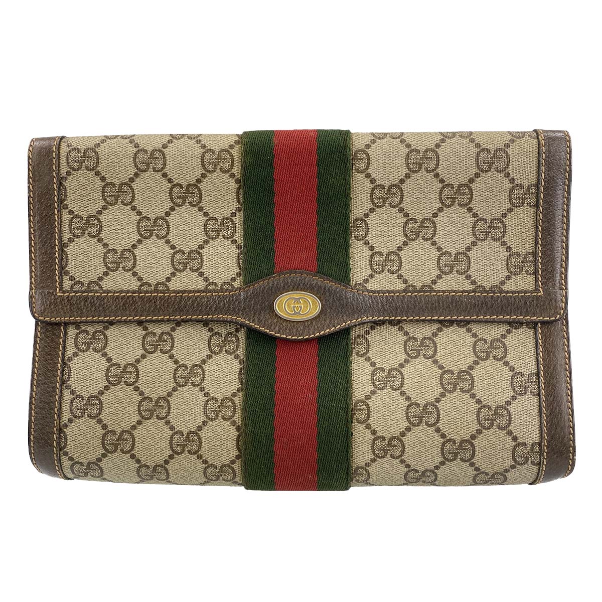 グッチ オールドグッチ シェリーライン セカンドバッグ