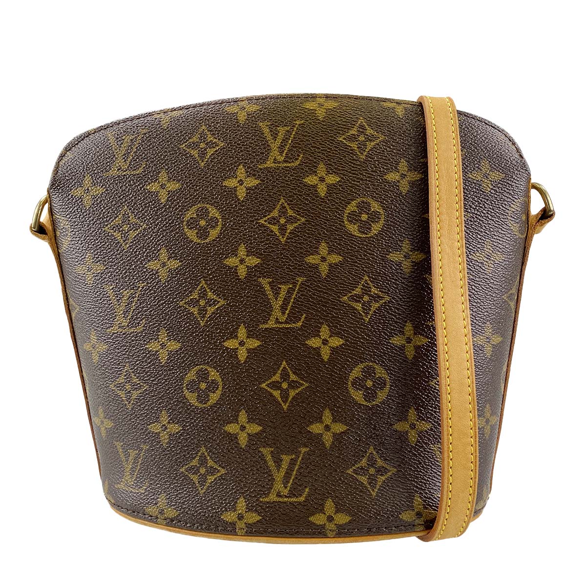 ルイ・ヴィトン モノグラム ドルーオ ブラウン ショルダーバッグ