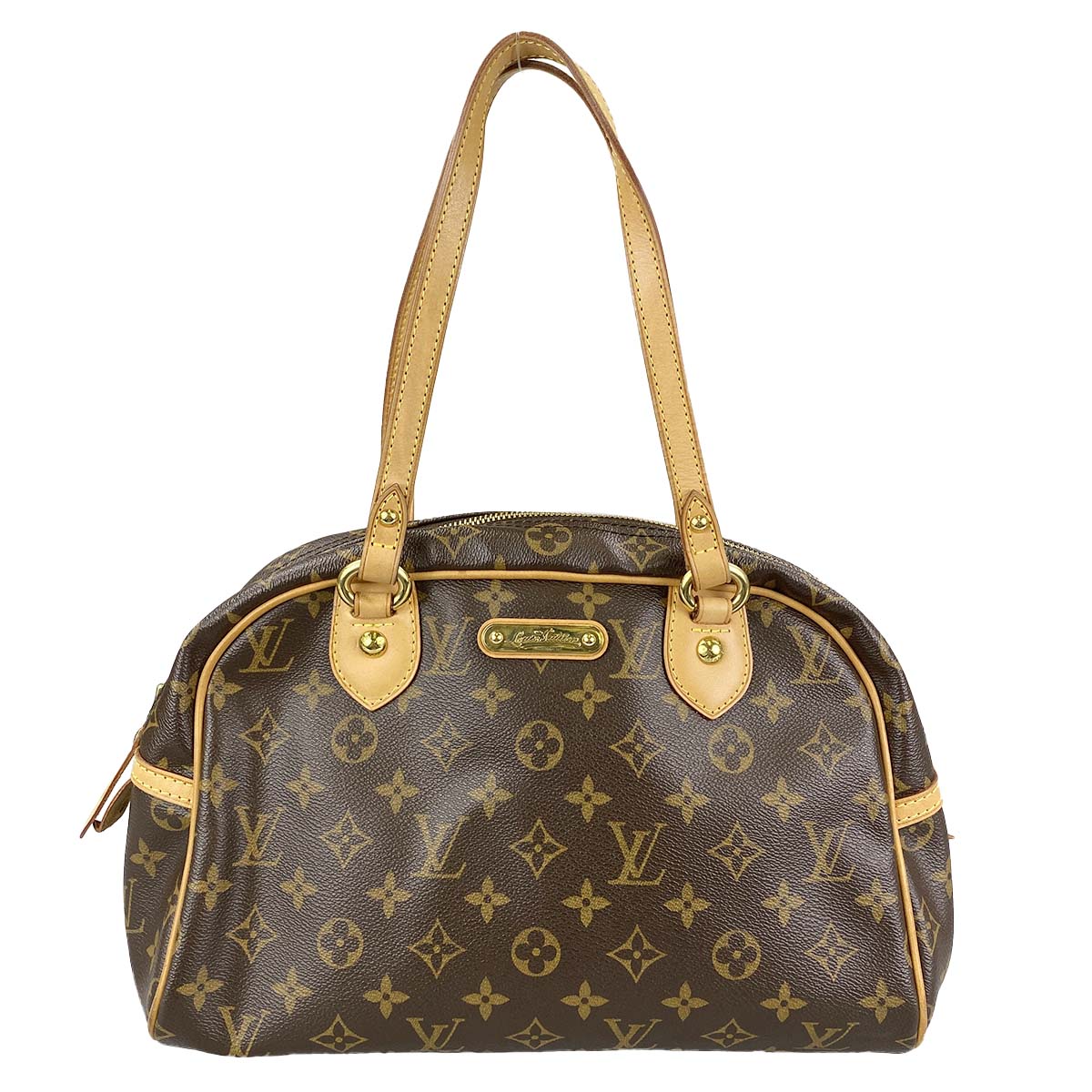 ルイ・ヴィトン モノグラム モントルグイユPM ブラウン ショルダーバッグ