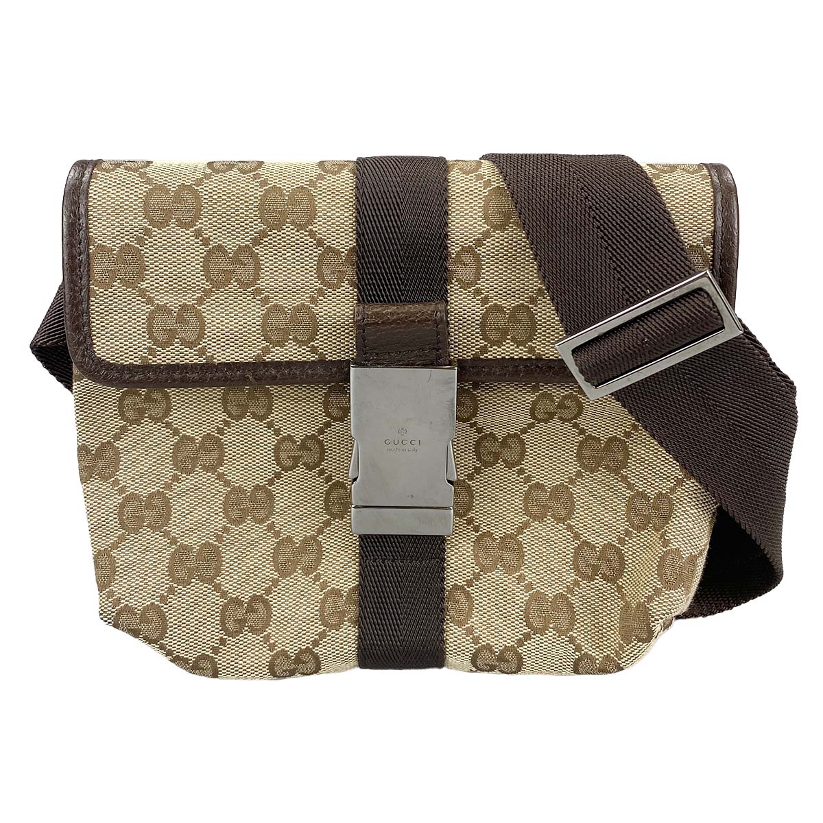 グッチ GGキャンバス ウエストバッグ