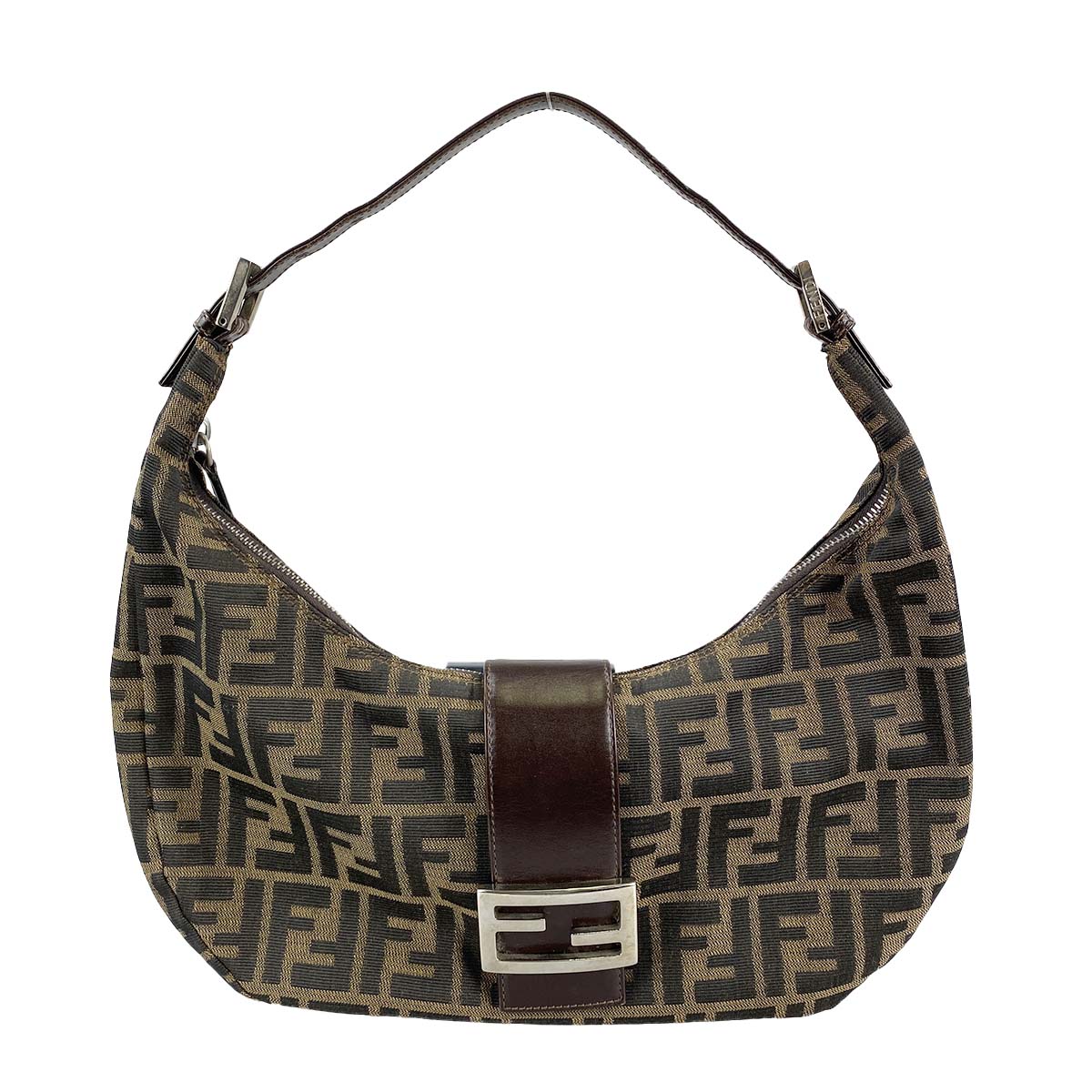 フェンディ クロワッサン ズッカ ショルダーバッグ